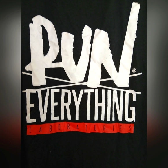 Run Everything Laboratories Black Graphic Tank - Picture 1 of 4